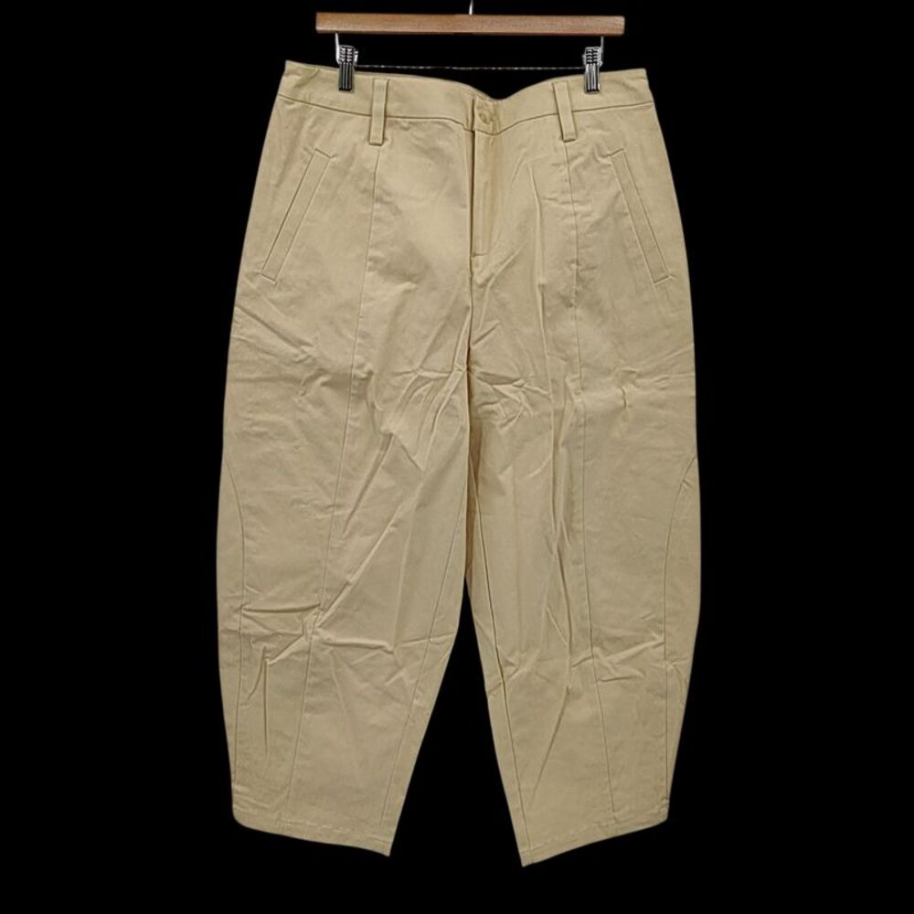 Ruti Women Twill Detail Oriented Tapered Pants French Beige 14